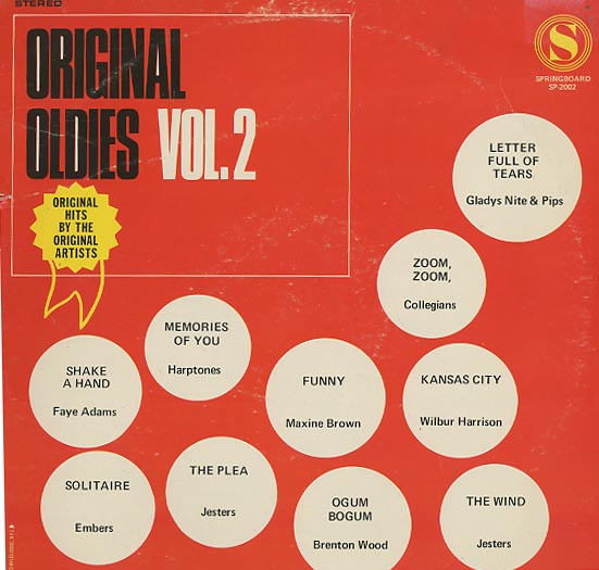 Albumcover Original Oldies (Springboard) -  Original Oldies Vol. 2
